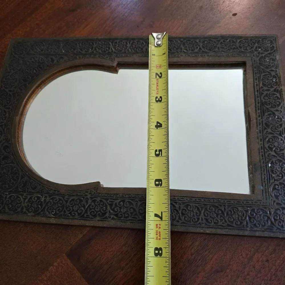 Moroccan  Wall‎ Mirror Brass Vintage